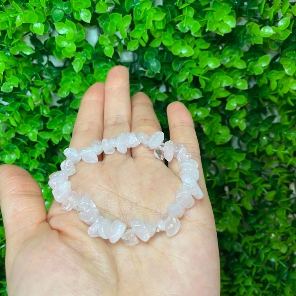 Rose Quartz Crystal Stretchy Bracelet